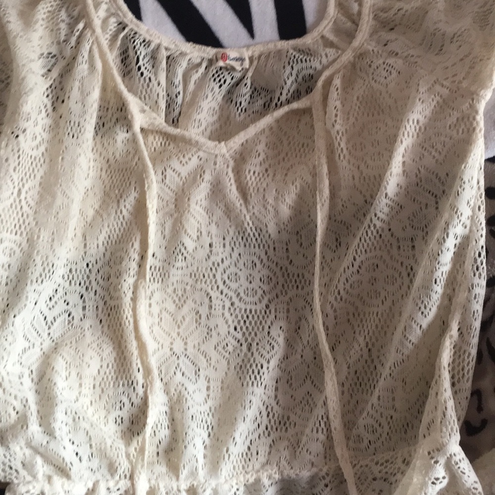 Dainty lace top
